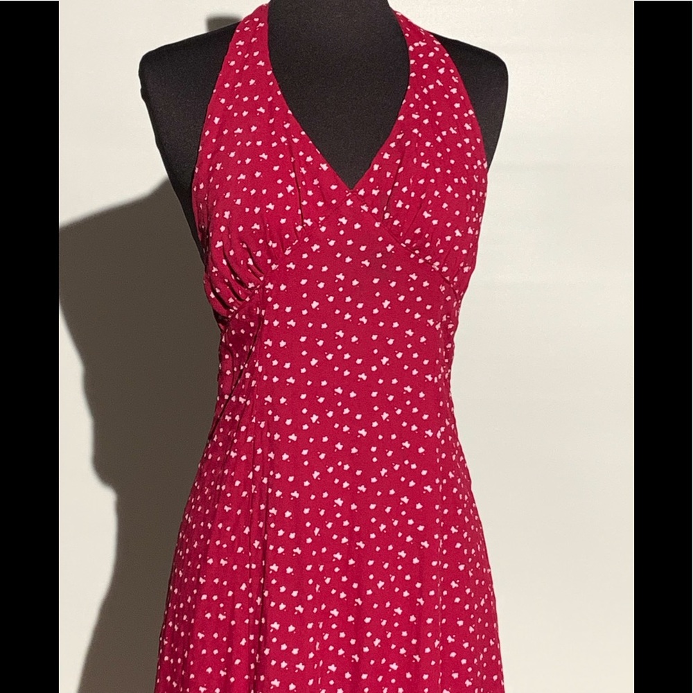 Vintage Halter Maxi Dress
